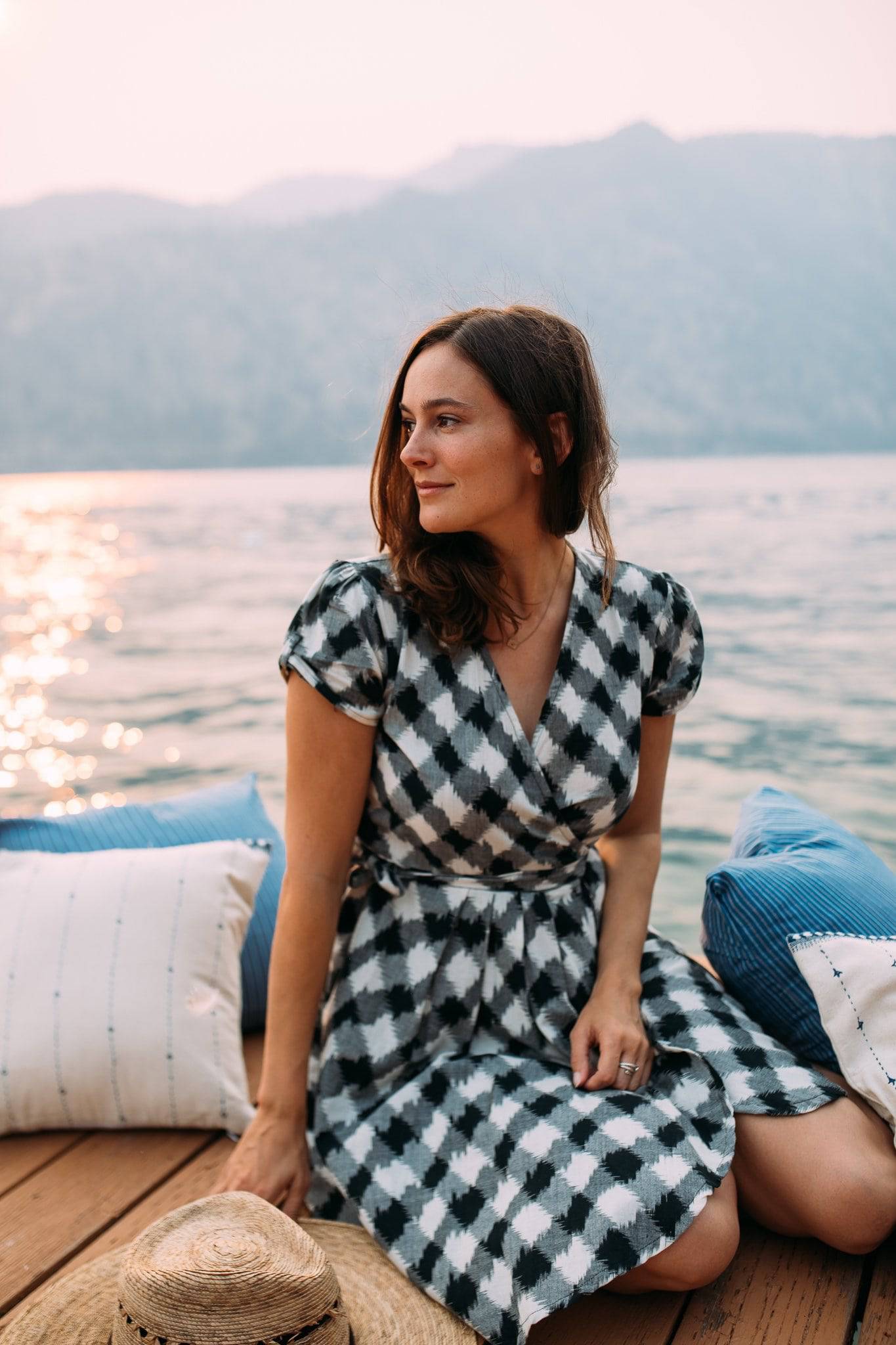 Picnic Plaid Wrap Dress - Premium from Passion Lilie - Just $114! Shop now at ZLA