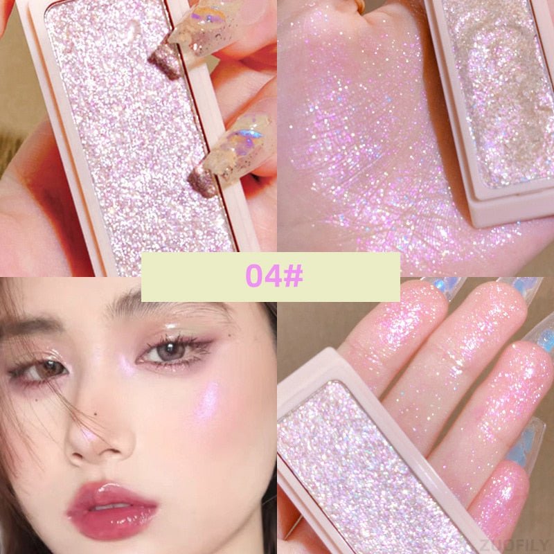 Shimmer Glitter Highlighter Palette - Premium from ZLA - Just $4.66! Shop now at ZLA