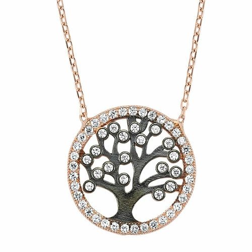 Small Tree of Life Necklace in Silver - Premium Jewelry & Watches from Mauve Baobab - Just $48.95! Shop now at ZLA