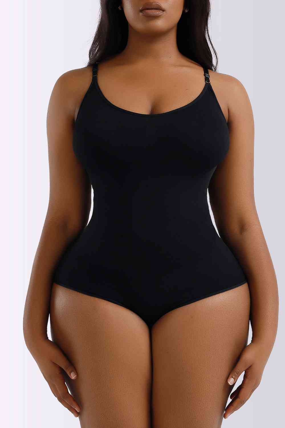 Spaghetti Strap Shaping Bodysuit - Premium from Trendsi - Just $21! Shop now at ZLA