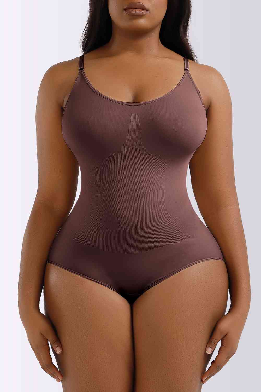 Spaghetti Strap Shaping Bodysuit - Premium from Trendsi - Just $21! Shop now at ZLA