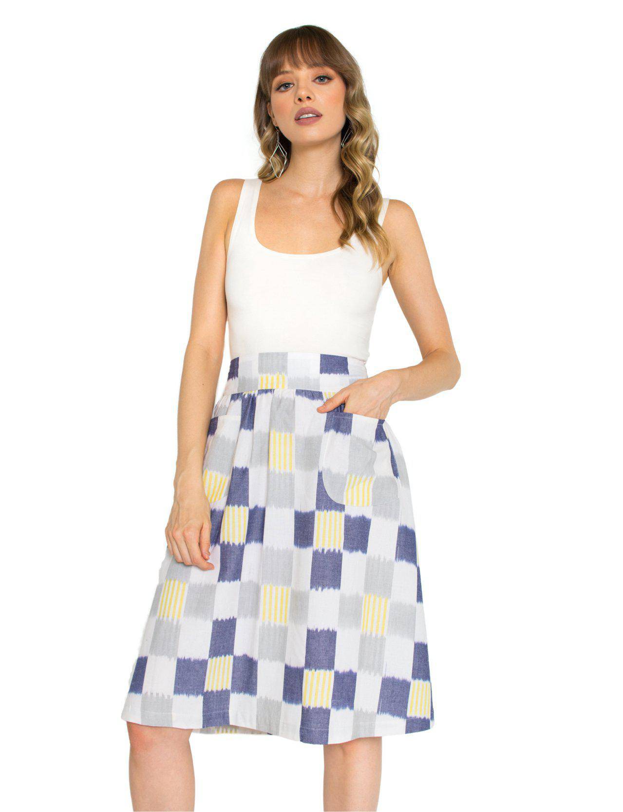 Sunshine Plaid Midi Skirt - Premium from Passion Lilie - Just $62! Shop now at ZLA