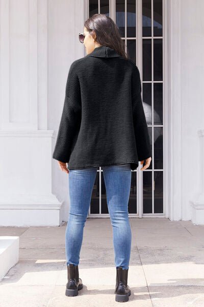 Tied Open Front Long Sleeve Cardigan - Premium from Trendsi - Just $37! Shop now at ZLA