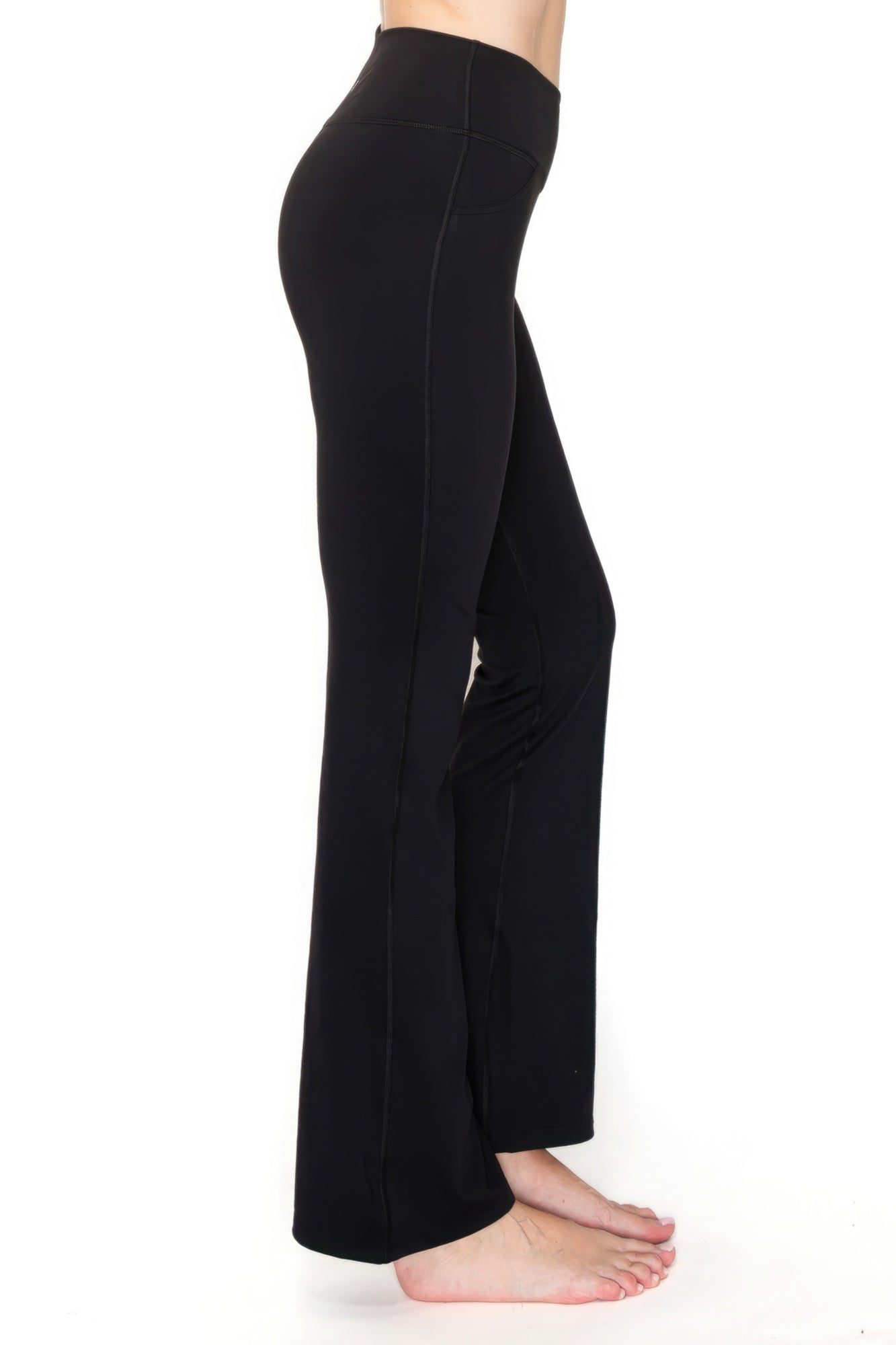 V-waist Mini Flare Yoga Pants - Premium from ZLA - Just $23.50! Shop now at ZLA