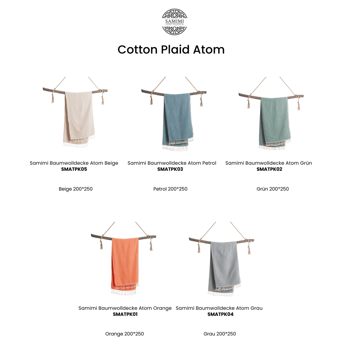 XXL Beach Spa Towel, Cotton Plaid Green 200x250 cm - Premium Bath & Beauty from Harlequin Juniper - Just $38.43! Shop now at ZLA