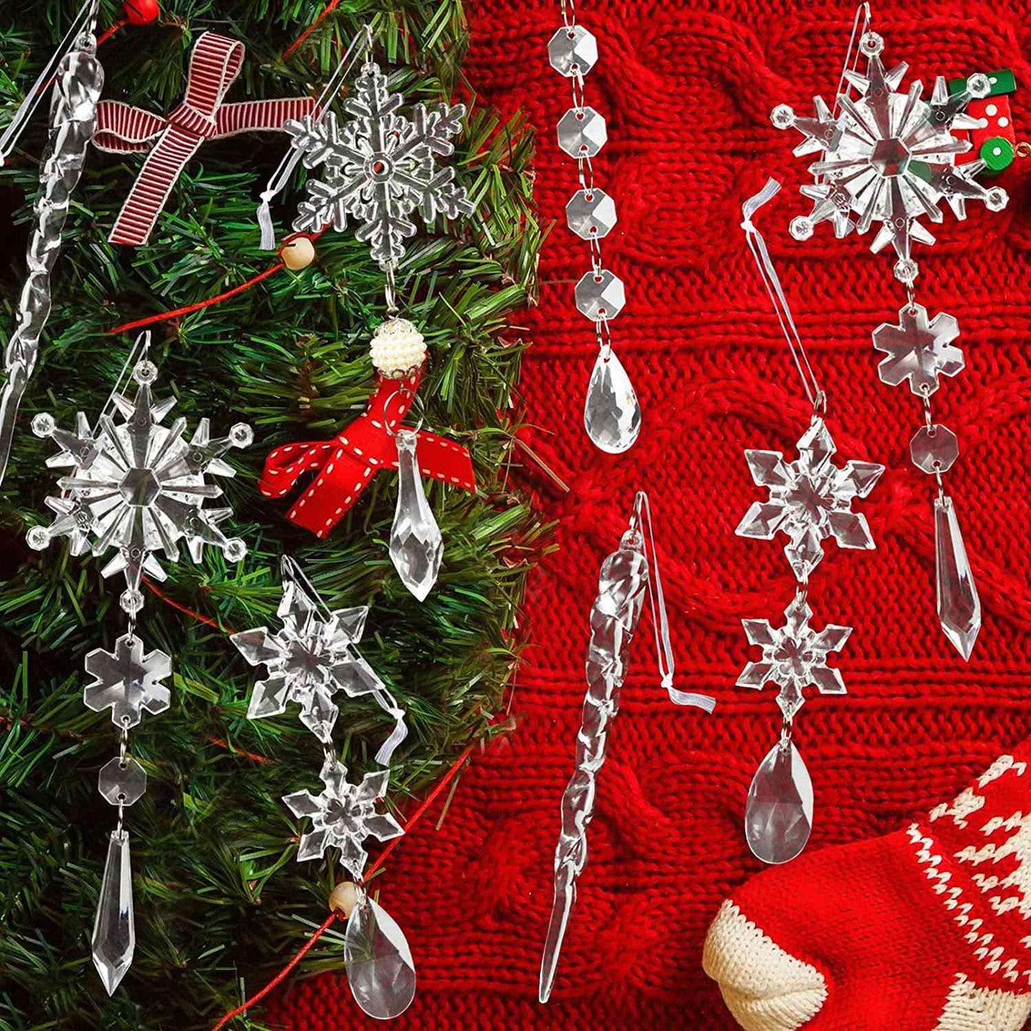Acrylic Icicle Ornaments | Plastic Icicle Ornaments | ZLA