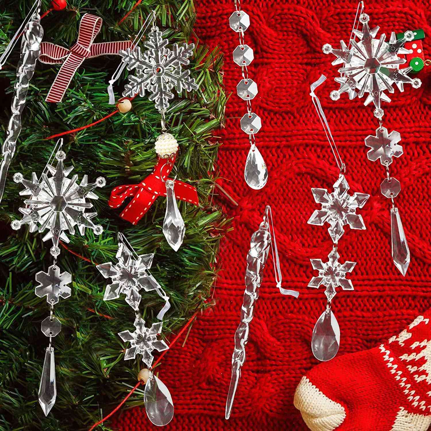 Acrylic Icicle Ornaments | Plastic Icicle Ornaments | ZLA
