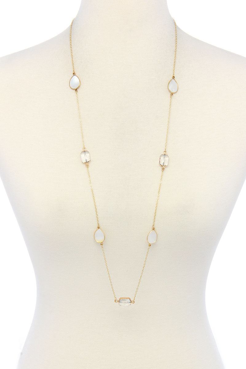 7 Stones Trendy Necklace - ZLA