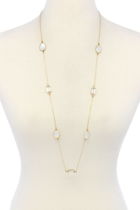 7 Stones Trendy Necklace - ZLA
