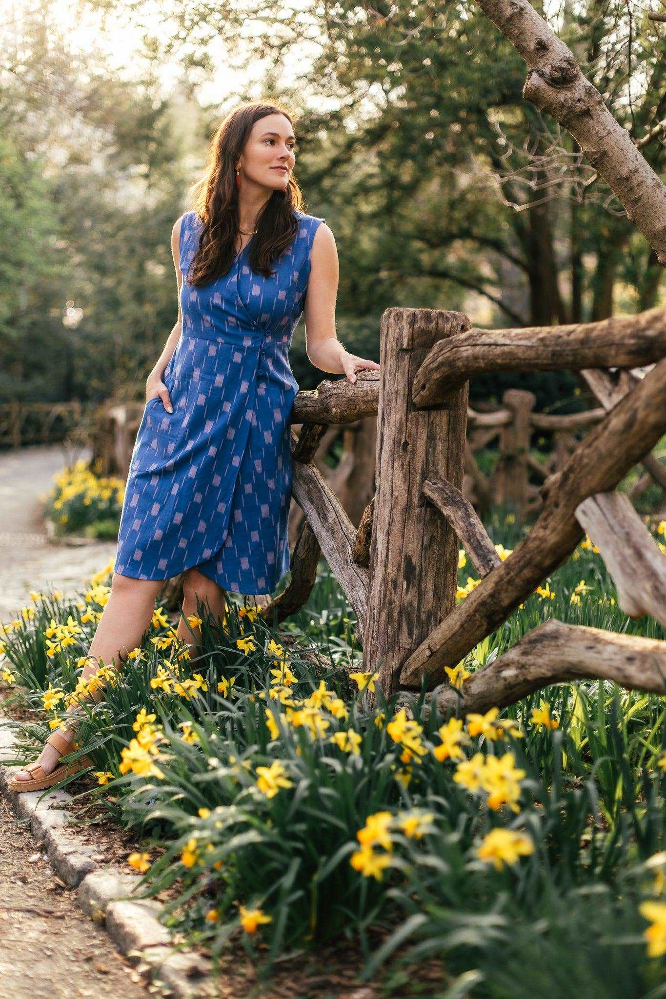 Anchor Away Wrap Dress - Premium  from Passion Lilie - Just $108! Shop now at ZLA