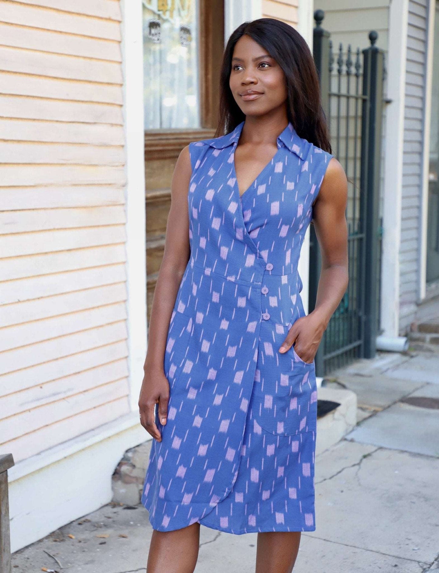 Anchor Away Wrap Dress - Premium  from Passion Lilie - Just $108! Shop now at ZLA