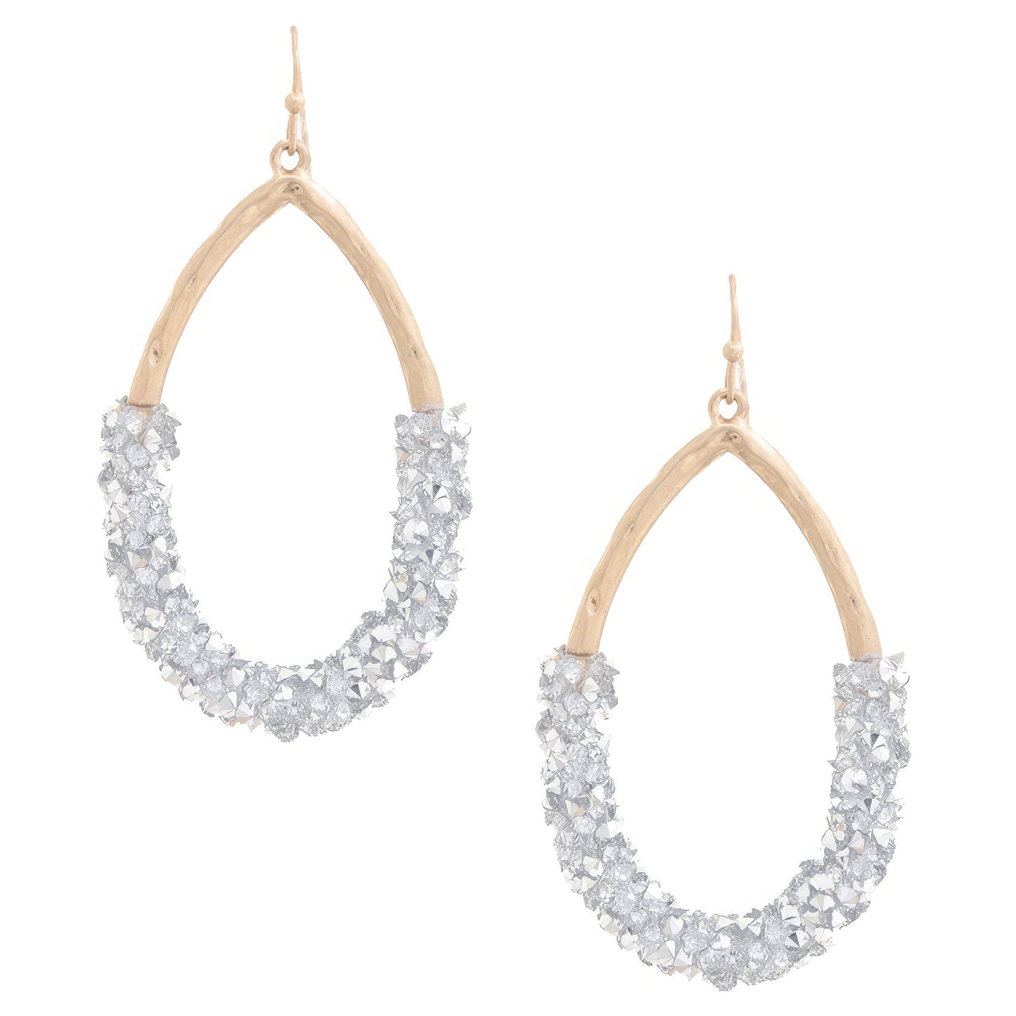 Beaded Teardrop Dangle Earring - ZLA