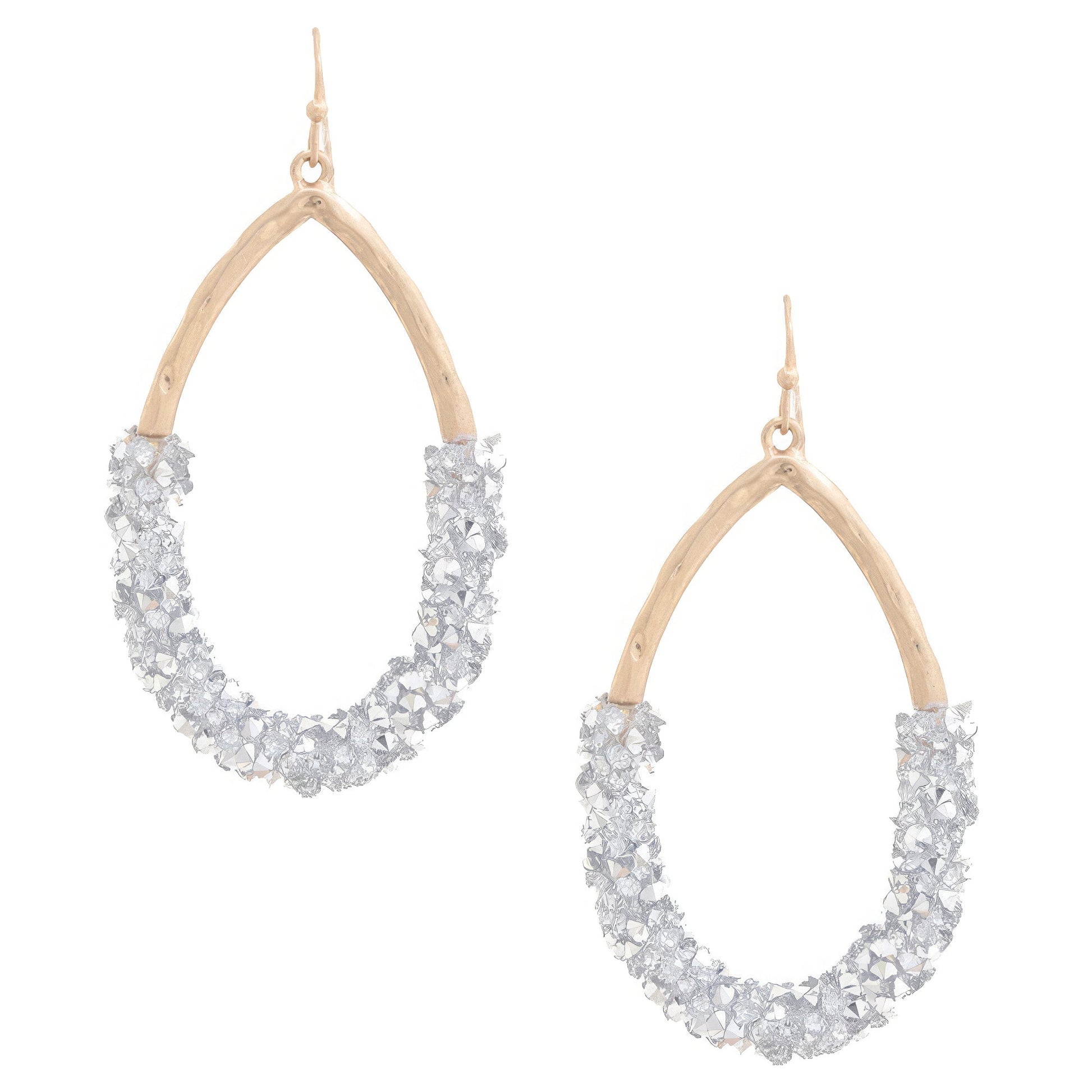 Beaded Teardrop Dangle Earring - ZLA