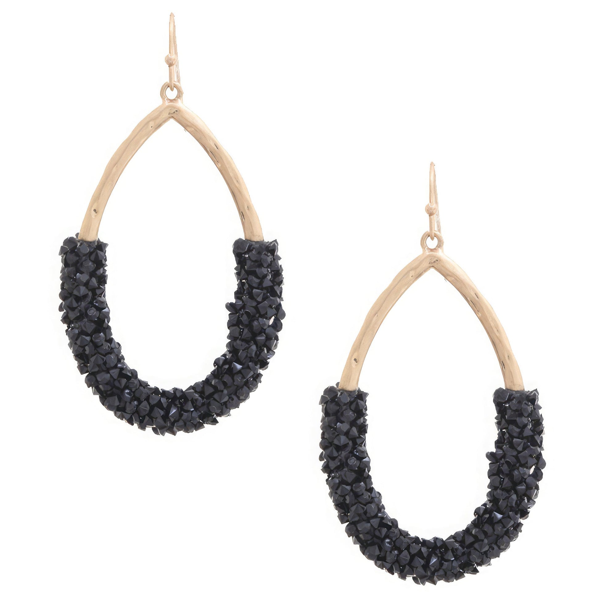 Beaded Teardrop Dangle Earring - ZLA