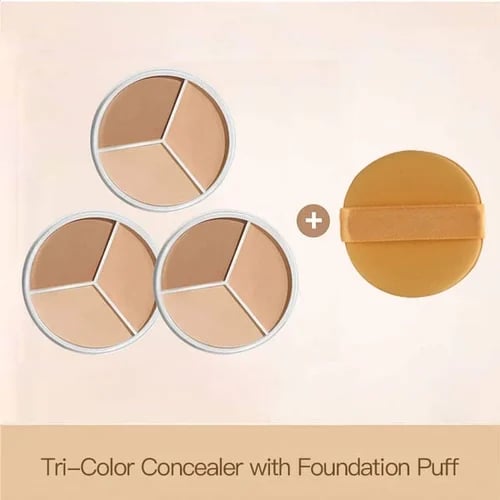 Buy 1 Get 1 FreeTri-Color Concealer-Moisturizing & Long-Lasting - Premium  from ZLA - Just $7.52! Shop now at ZLA