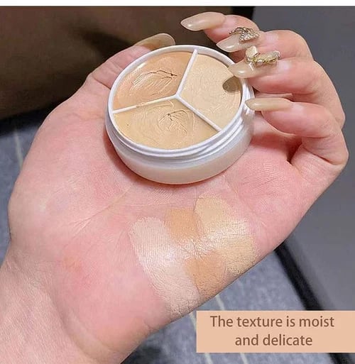 Buy 1 Get 1 FreeTri-Color Concealer-Moisturizing & Long-Lasting - Premium  from ZLA - Just $7.52! Shop now at ZLA