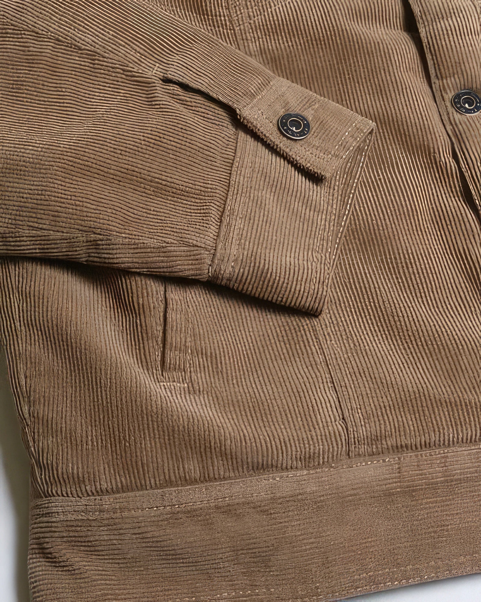 Casual Corduroy Lined Trucker Jacket - Premium  from ZLA - Just $75.50! Shop now at ZLA