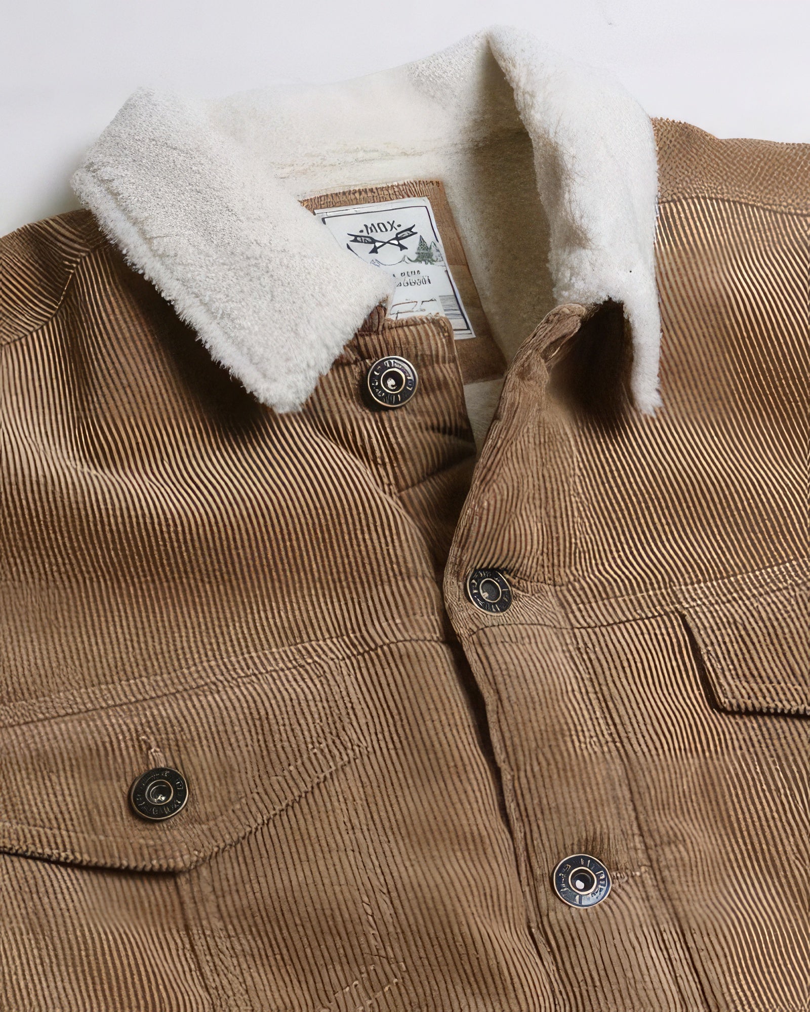 Casual Corduroy Lined Trucker Jacket - Premium  from ZLA - Just $75.50! Shop now at ZLA