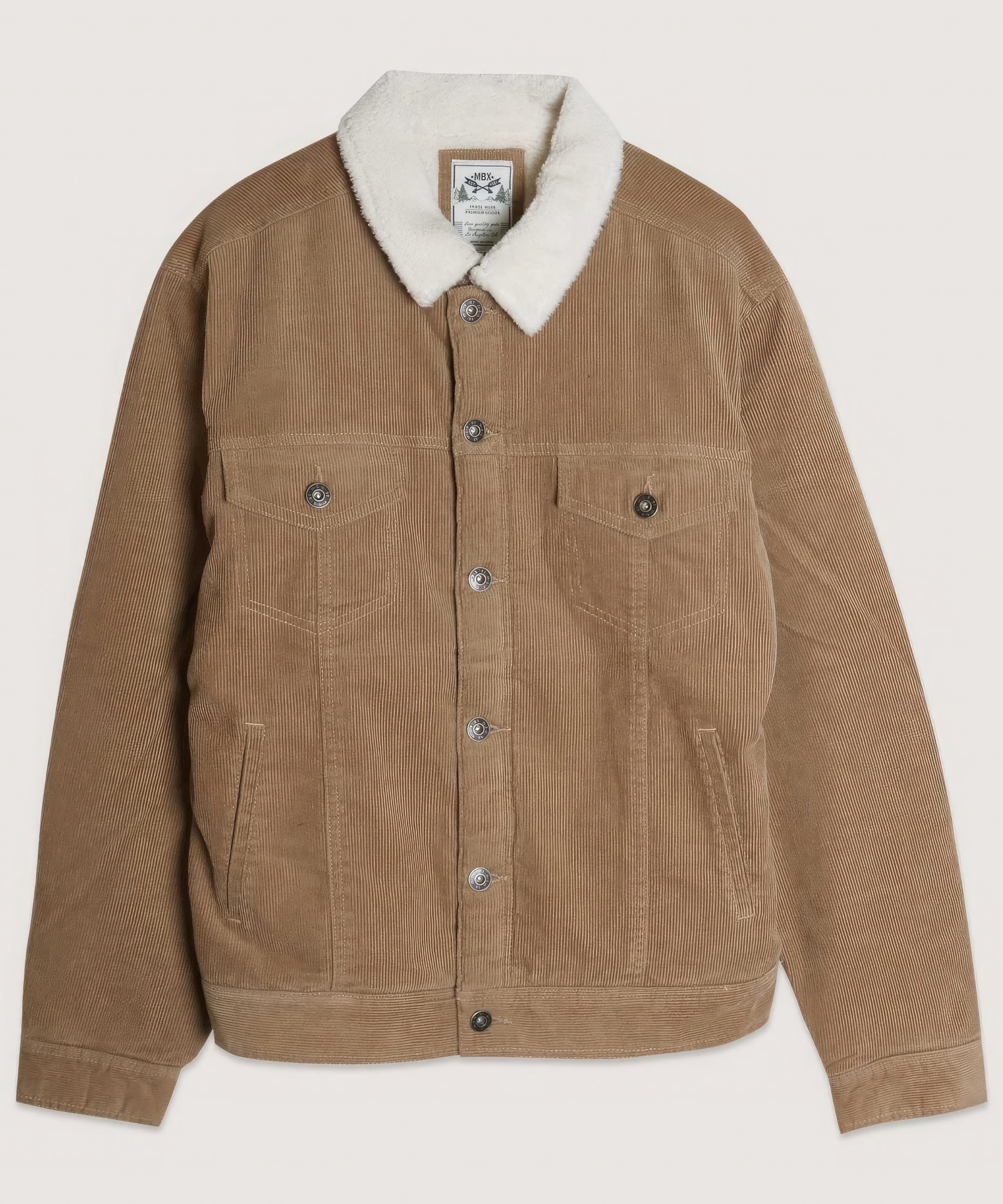 Casual Corduroy Lined Trucker Jacket - Premium  from ZLA - Just $75.50! Shop now at ZLA