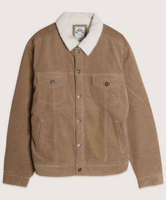 Casual Corduroy Lined Trucker Jacket - Premium  from ZLA - Just $75.50! Shop now at ZLA