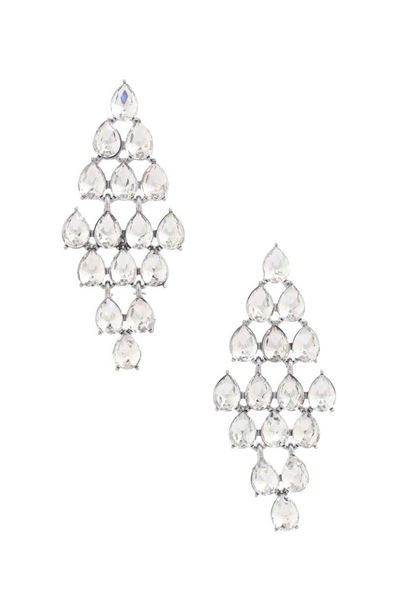 Chandelier Elegant Rhinestone Earring - ZLA