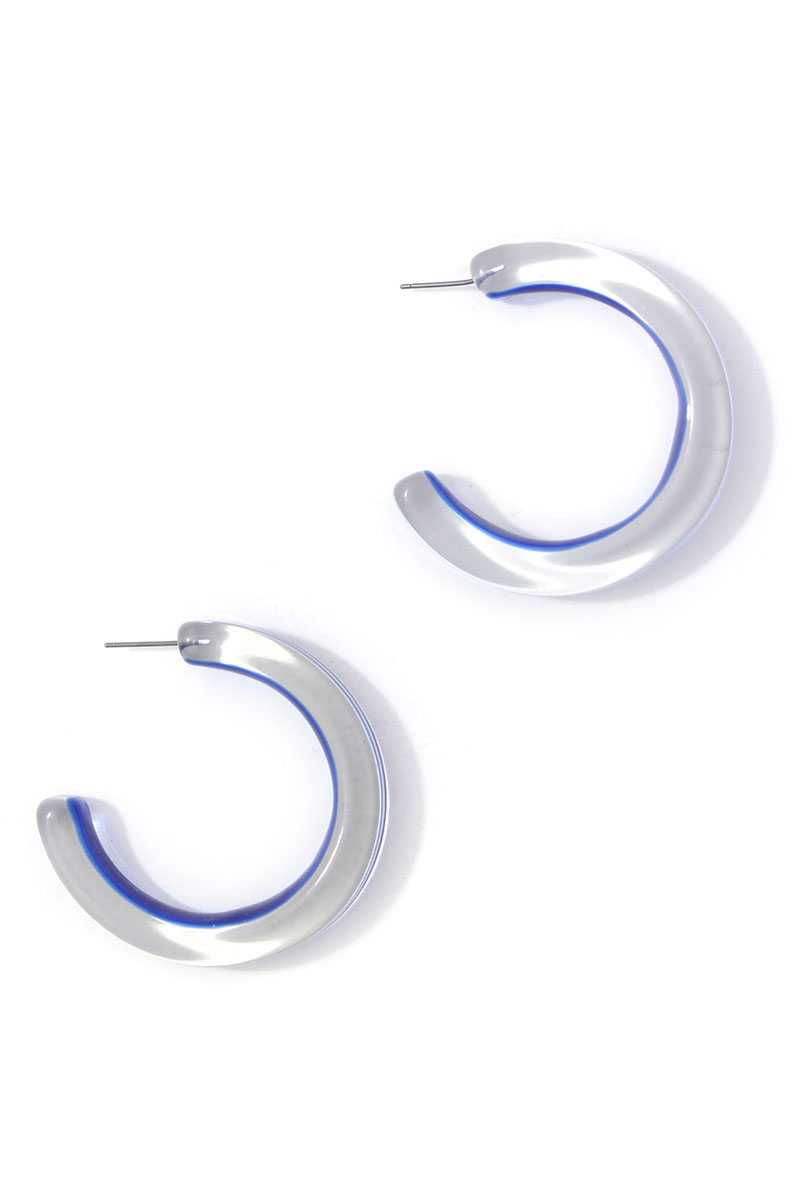 Chic Transparent Hoop Earring - ZLA