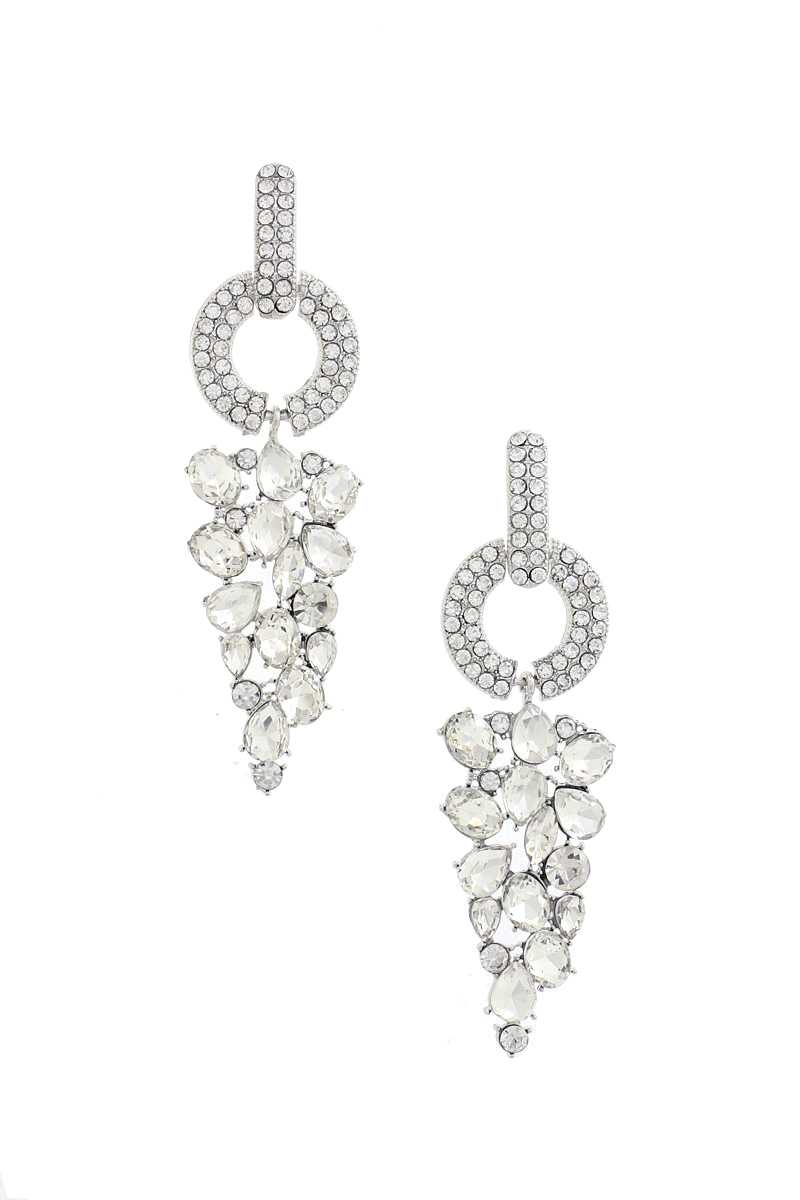 Circle Rhinestone Earring - ZLA