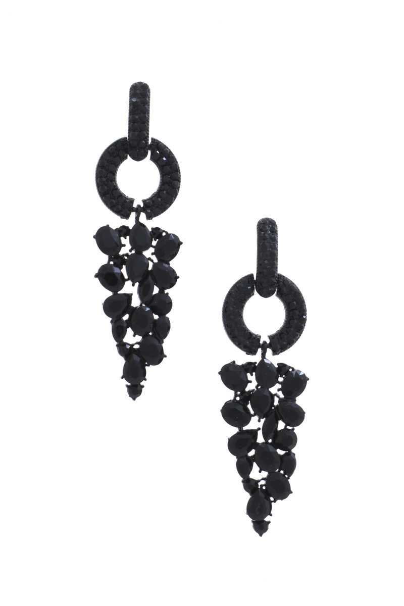 Circle Rhinestone Earring - ZLA