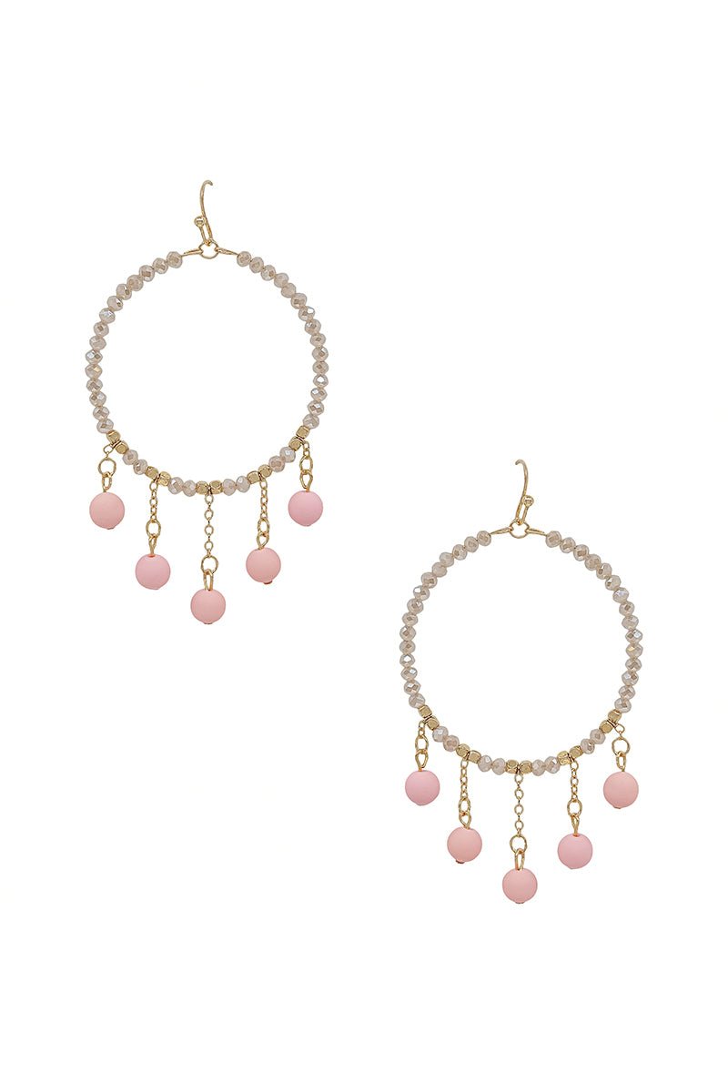 Clay Ball Charm Round Beads Earring - ZLA