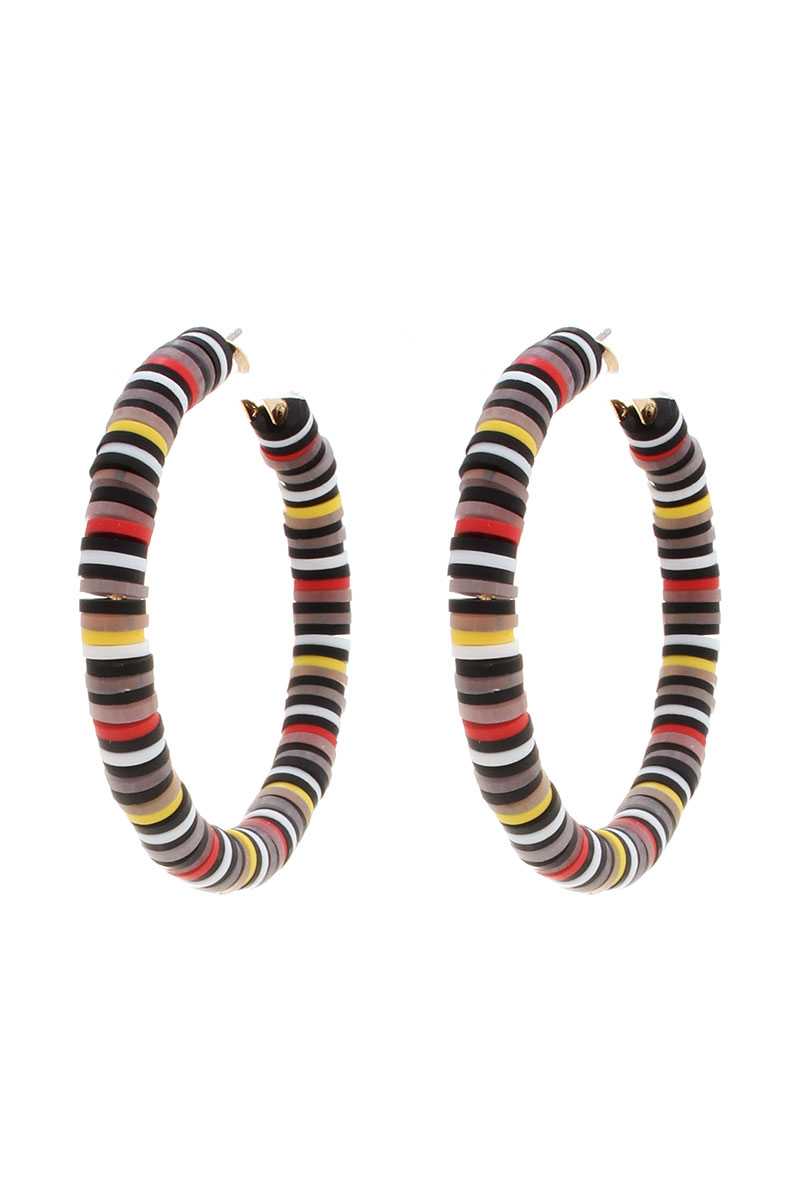 Colorful Bangle Hoop Earring - ZLA