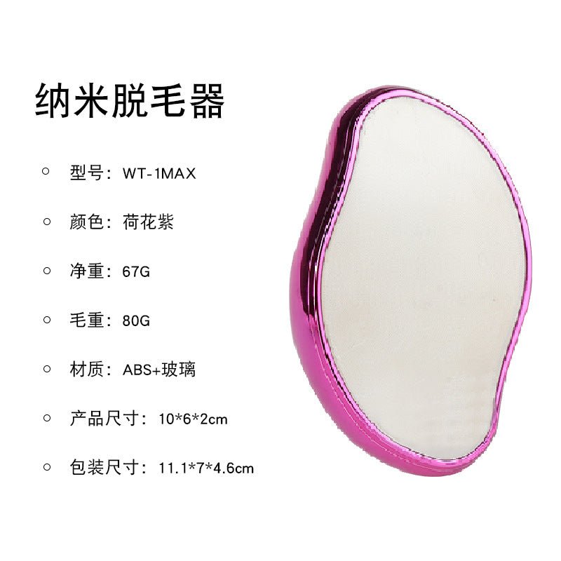 Cross border New Nano Glass Hair Remover Male and Female Hair Remover Shaving Tool Exfoliation Physical Hair Remover - Premium  from ZLA - Just $4.02! Shop now at ZLA