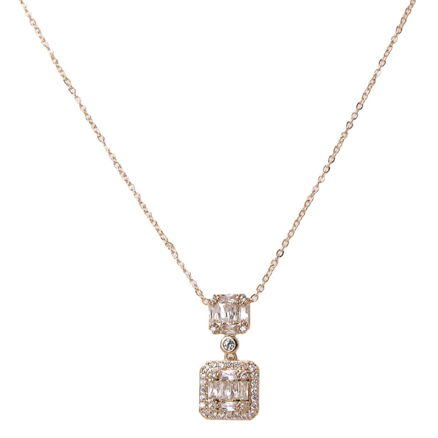 Double Square Necklace - ZLA