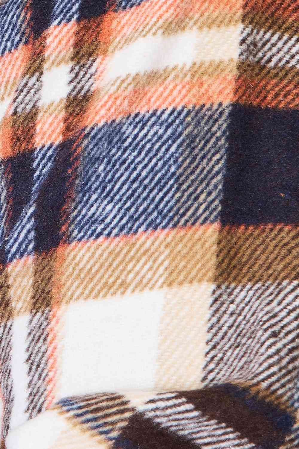 Double Take Plaid Button Front Shirt Jacket with Breast Pockets - Premium  from Trendsi - Just $48! Shop now at ZLA