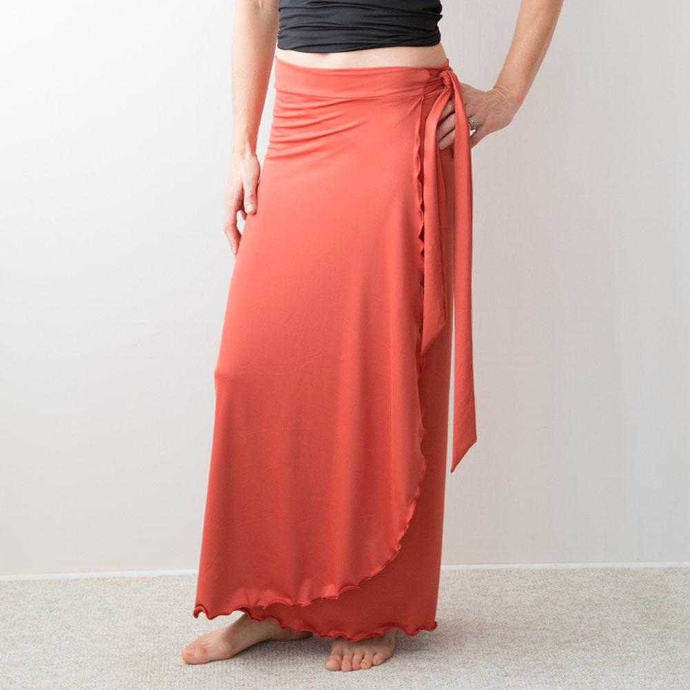 EveryWear Long Wrap Skirt - Premium  from éclipse Apparel - Just $70! Shop now at ZLA