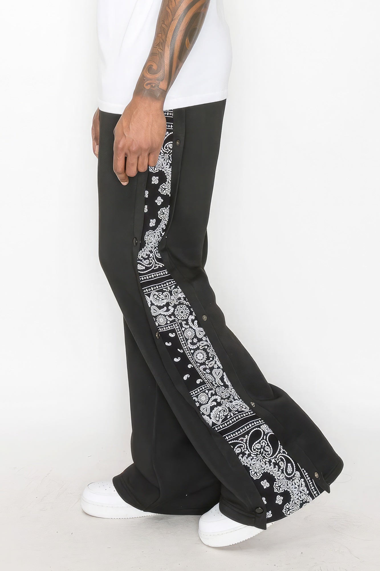 Flared Bandana Fleece Pants - Premium  from ZLA - Just $39! Shop now at ZLA