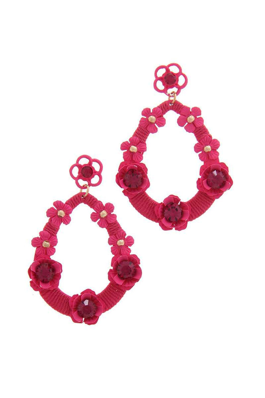 Floral Post Drop Earring - ZLA