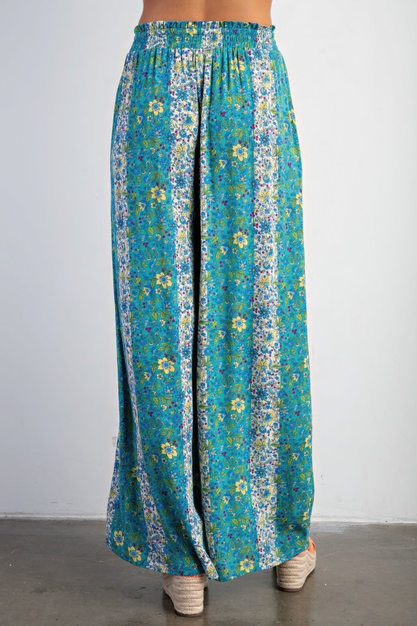 Floral Print Gauze Palazzo Pants - Premium  from ZLA - Just $54.50! Shop now at ZLA