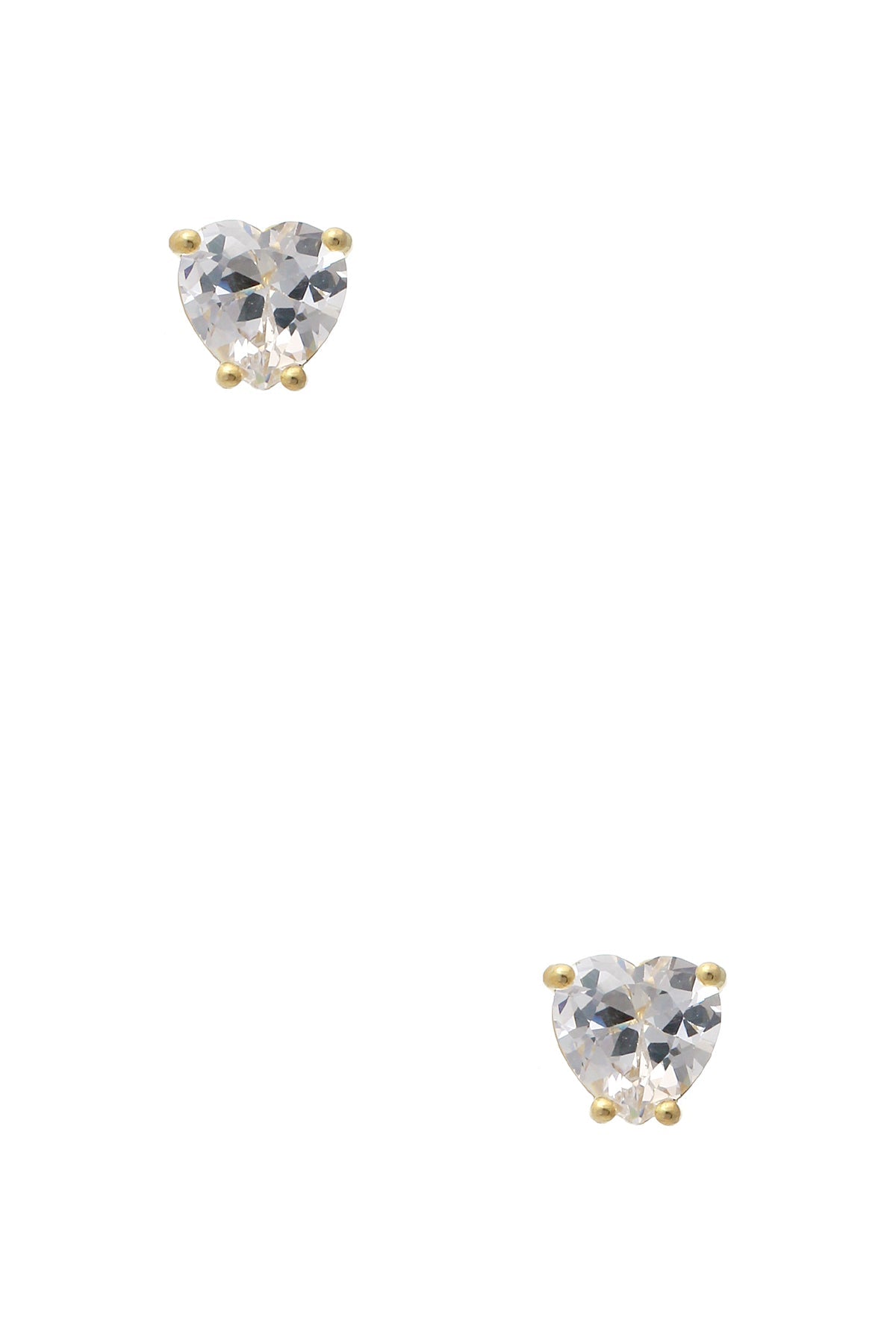 Heart 8mm Crystal Stud Earring - ZLA