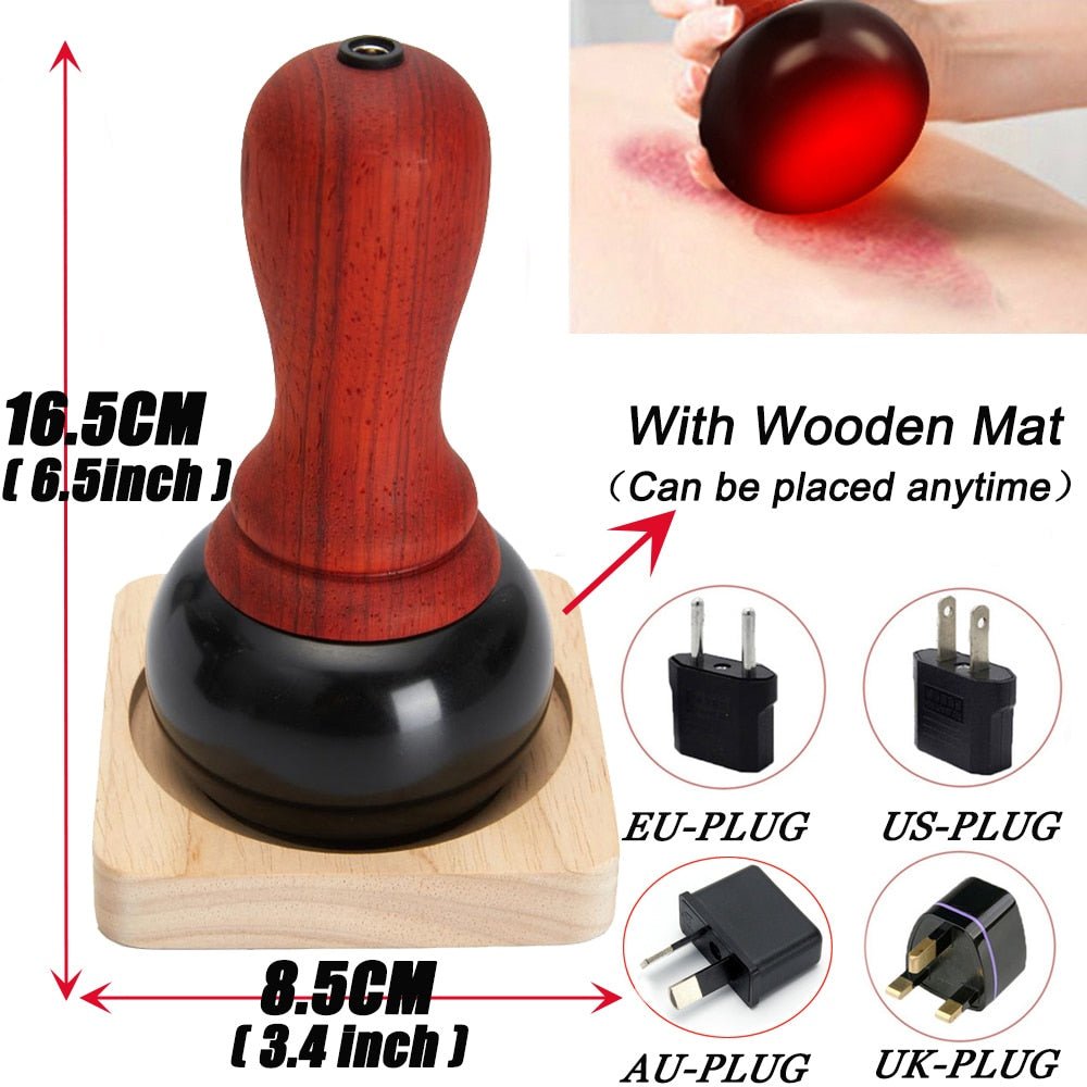 Hot Stone Electric GuaSha Massager - Experience Spa-Quality Relaxation at Home - Relieve Tension and Improve Circulation - Premium  from ZLA - Just $25.44! Shop now at ZLA