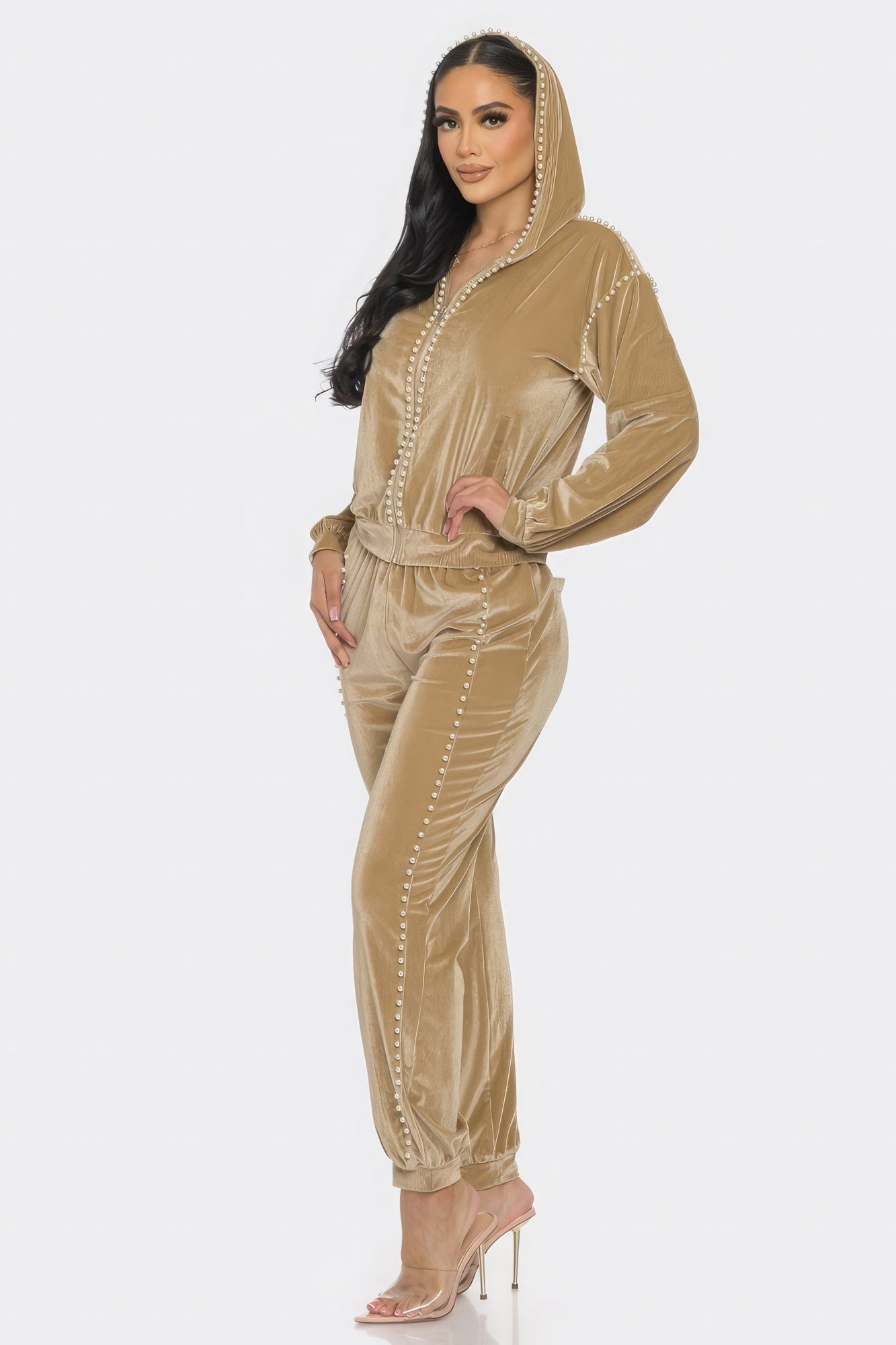 Jogger With Pearls Set - Premium  from ZLA - Just $82! Shop now at ZLA