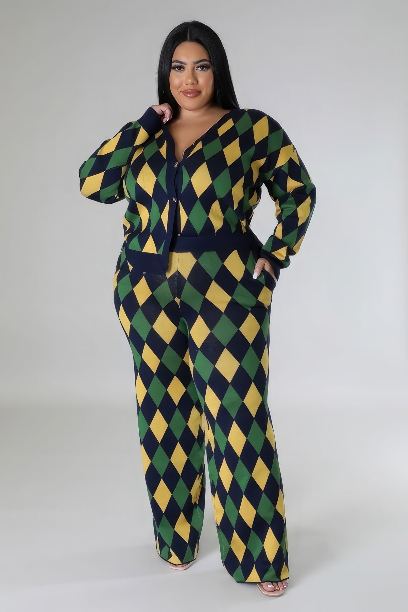 Long Sleeves Stretch Pant Set - Premium  from ZLA - Just $94! Shop now at ZLA