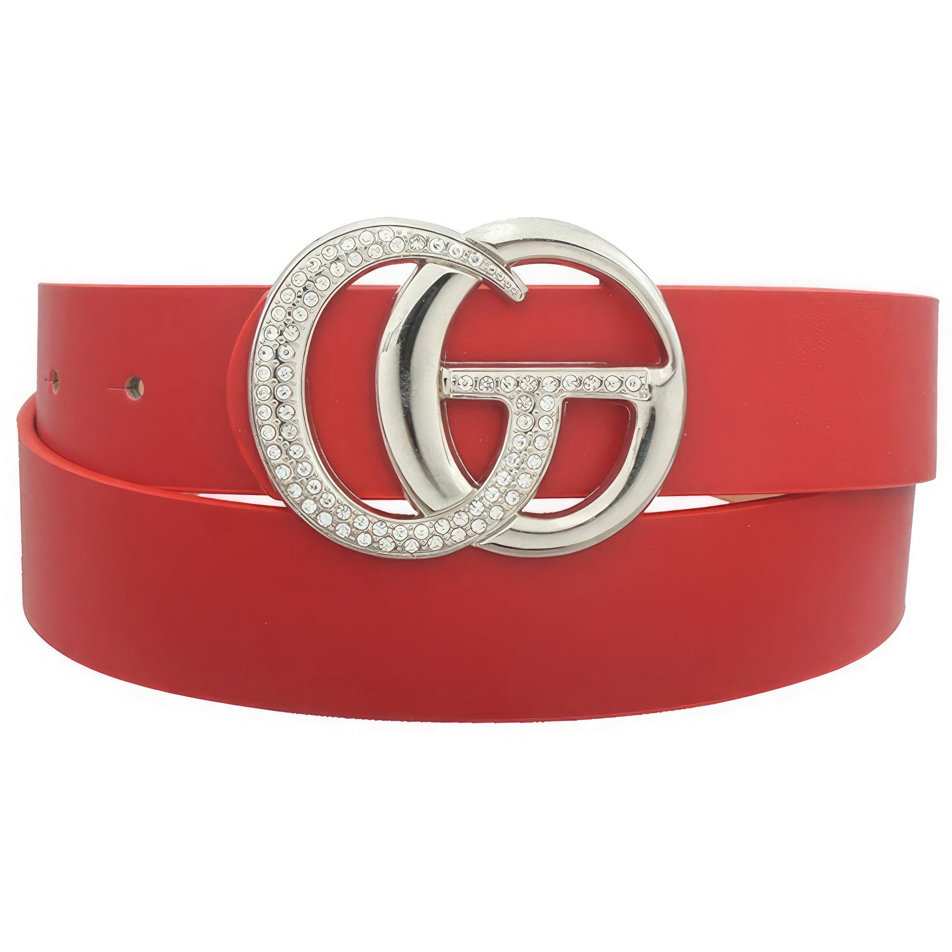 Metal Buckle Belt With Full On Rhinestone Body - Premium  from ZLA - Just $11! Shop now at ZLA