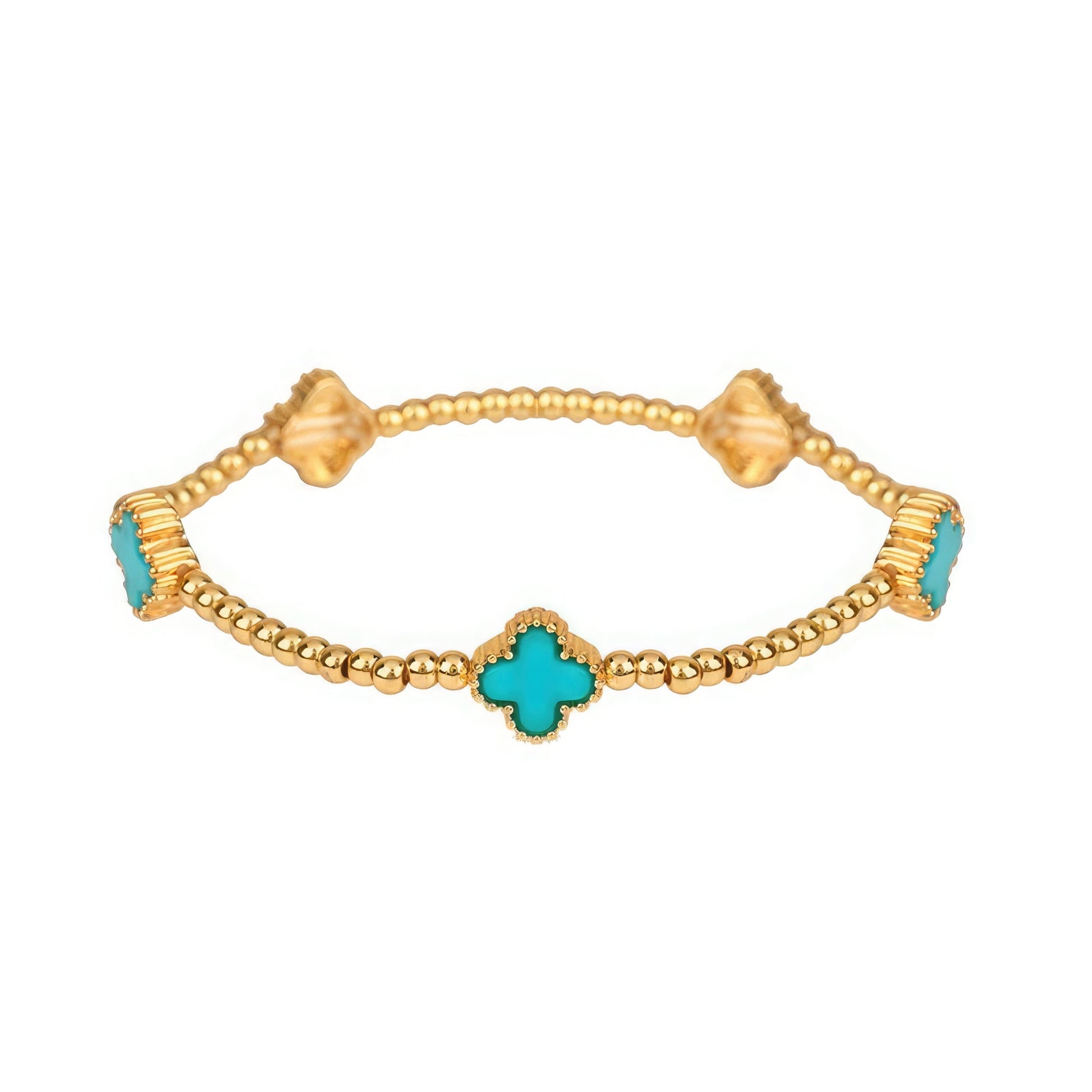 Metal Flower Station Stretch Bracelet - Premium  from ZLA - Just $12! Shop now at ZLA