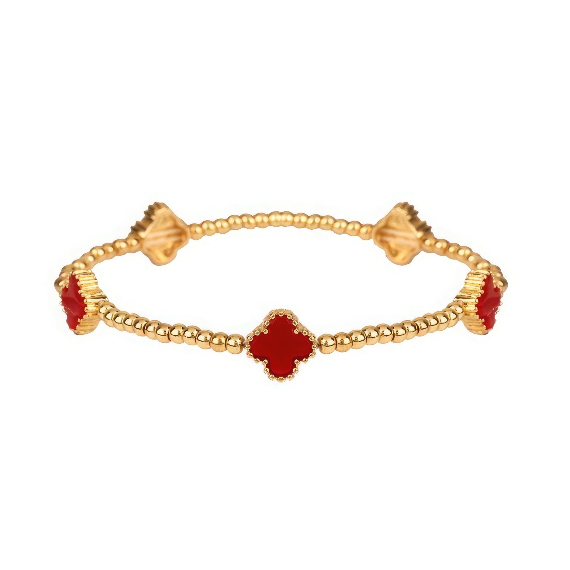 Metal Flower Station Stretch Bracelet - Premium  from ZLA - Just $12! Shop now at ZLA