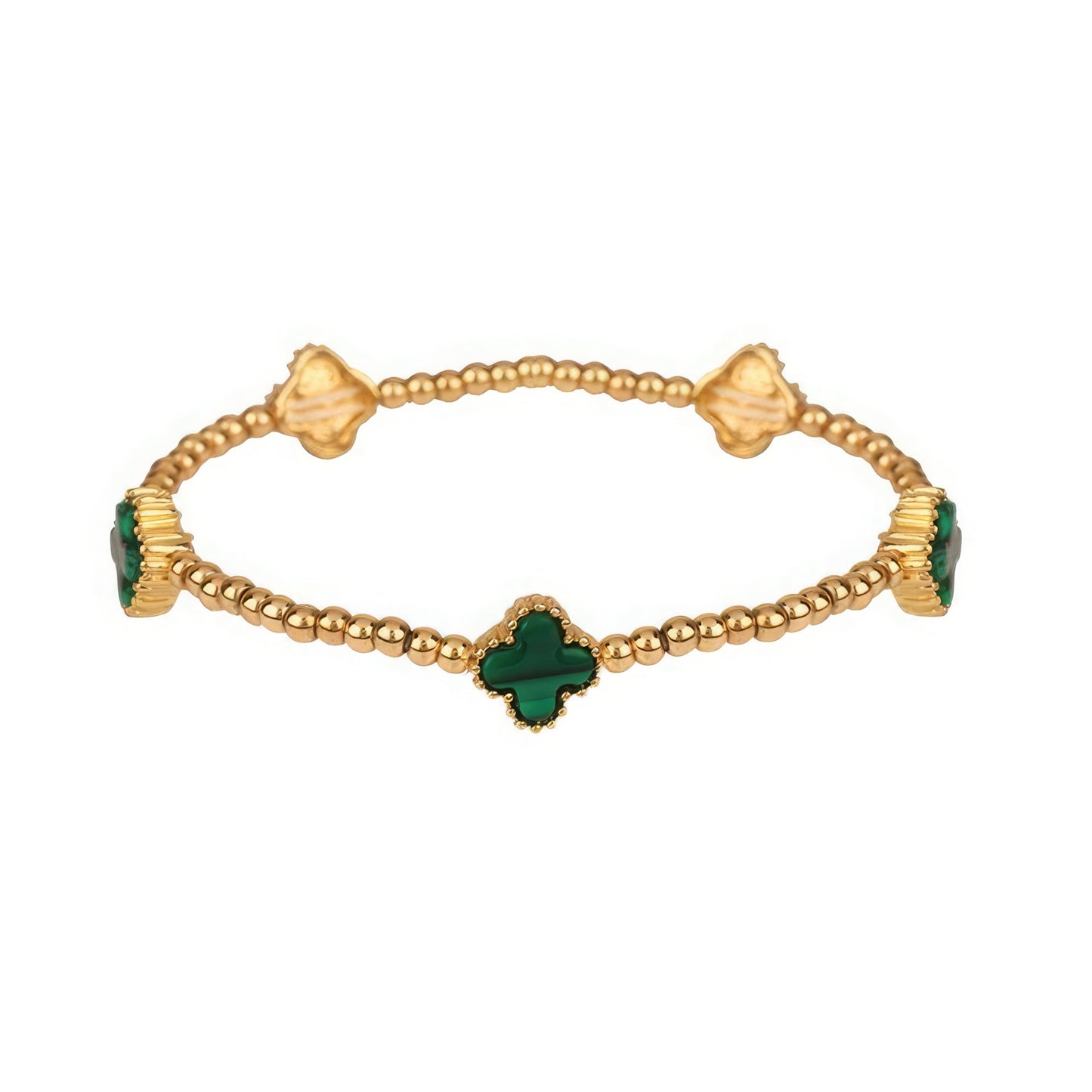 Metal Flower Station Stretch Bracelet - Premium  from ZLA - Just $12! Shop now at ZLA