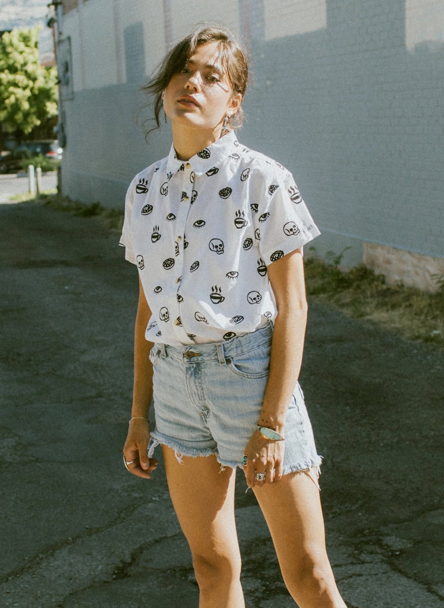 Morning Glory Women's Button-Up Top - Premium  from Pyknic - Just $48! Shop now at ZLA