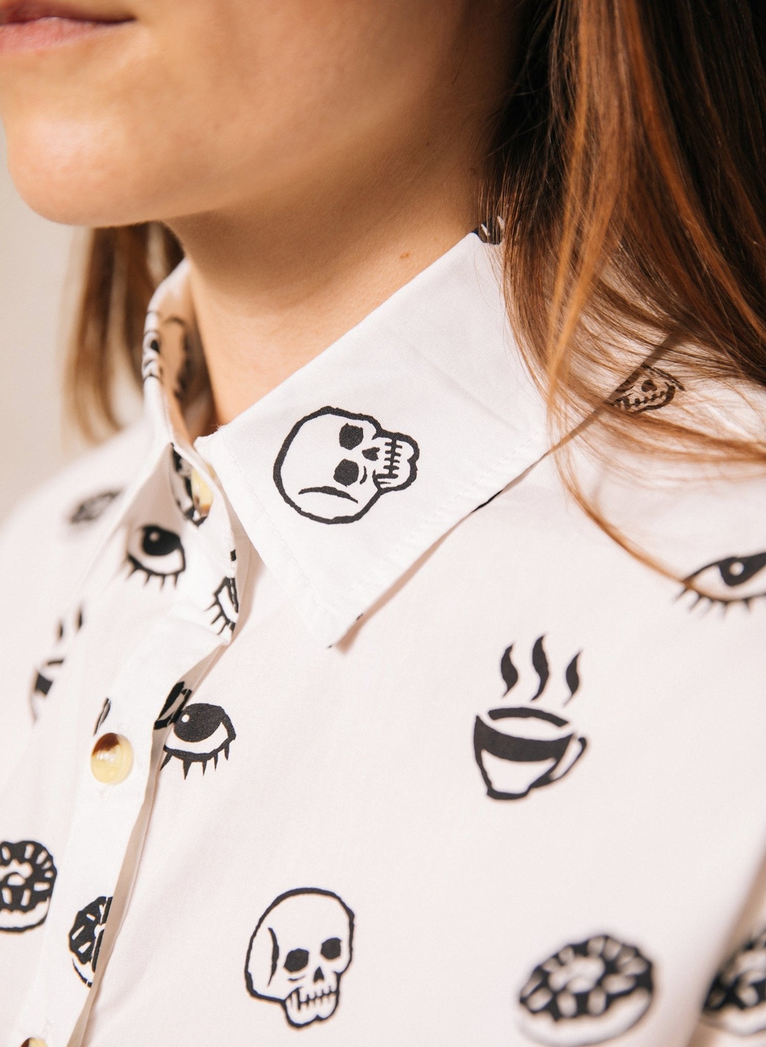 Morning Glory Women's Button-Up Top - Premium  from Pyknic - Just $48! Shop now at ZLA