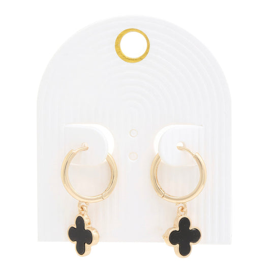 Moroccan Shape Hoop Earring - Premium  from ZLA - Just $10! Shop now at ZLA