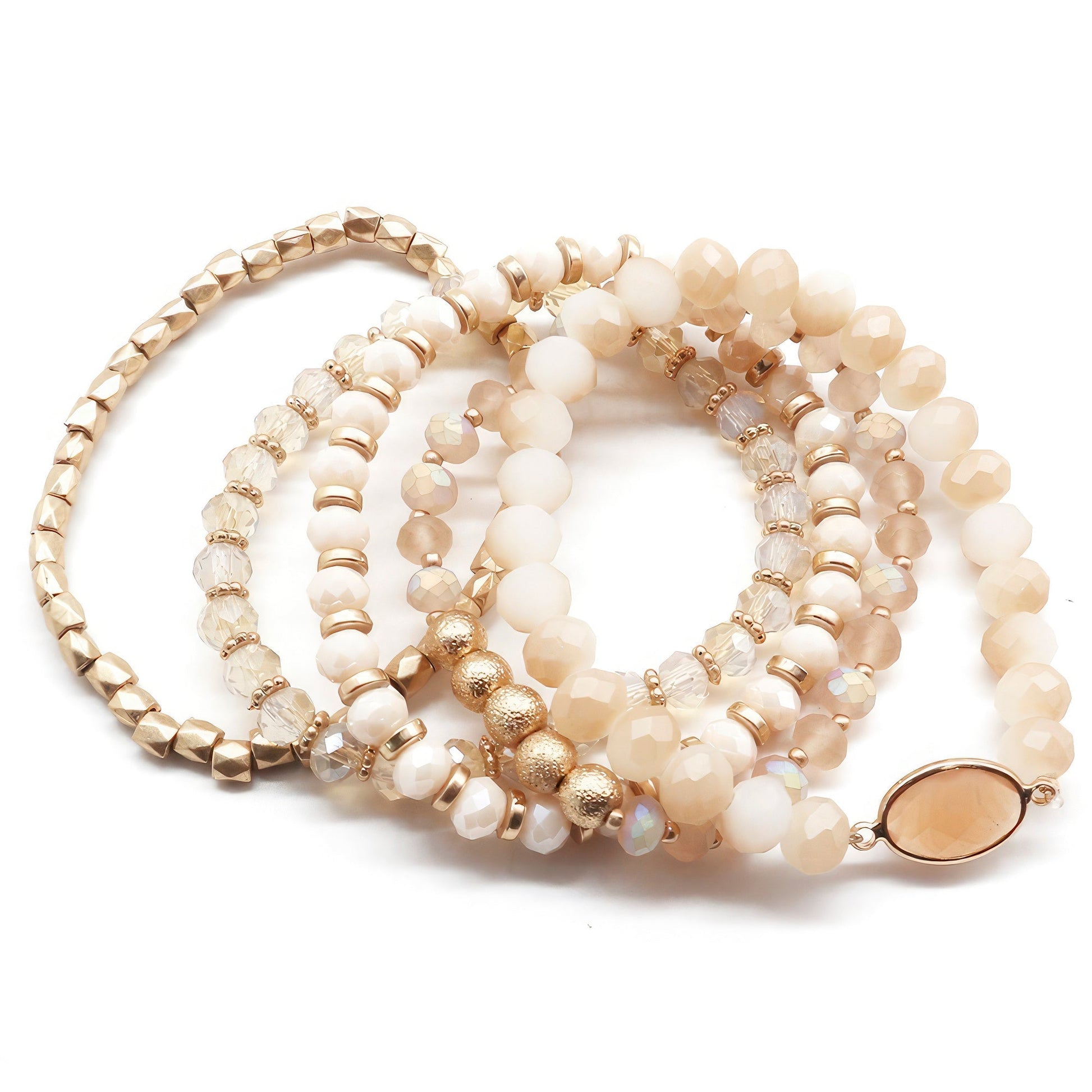 Multi Bead Stretch Bracelet Set - Premium  from ZLA - Just $14! Shop now at ZLA