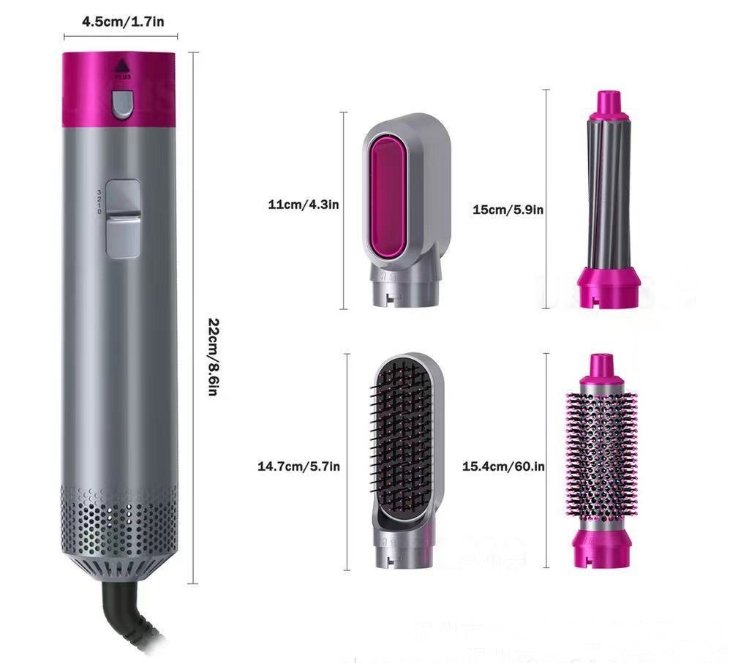 New Hair Dryer: 5-in-1 Upgrade - Premium  from ZLA - Just $18.98! Shop now at ZLA